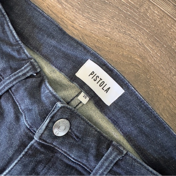 Pistola Dark Wash High Rise Boyfriend Jeans Sz 26 - Picture 4 of 7